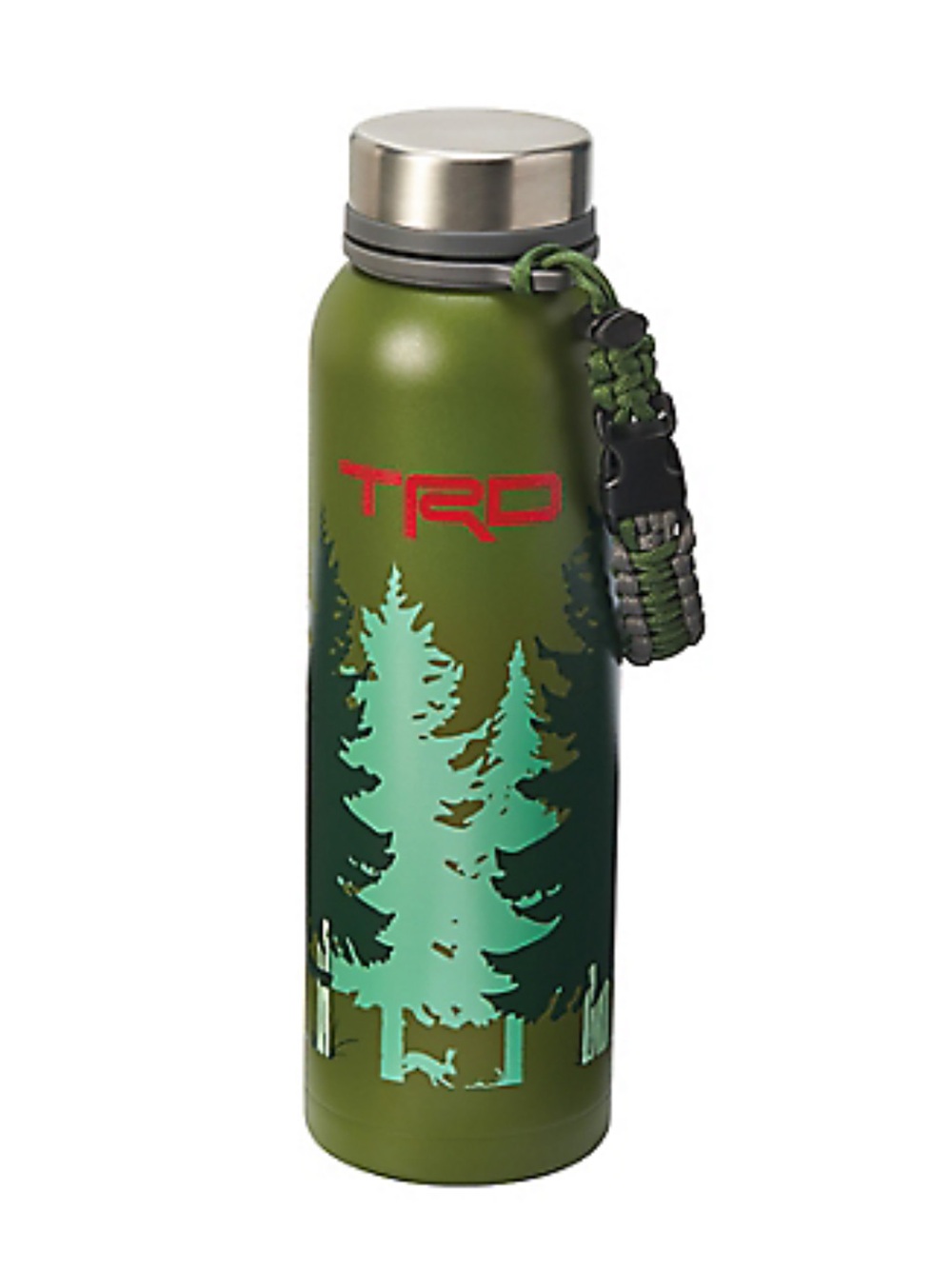 TOYOTA TRD Mountain Water Stainless Drink Bottle Hike 32 oz Matte Pine Bottle
